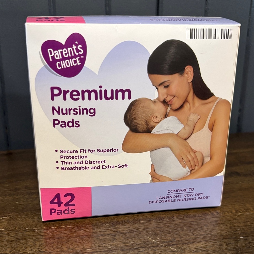 Parent's Choice Premium Nursing Pads - Pink & Lavender Packaging